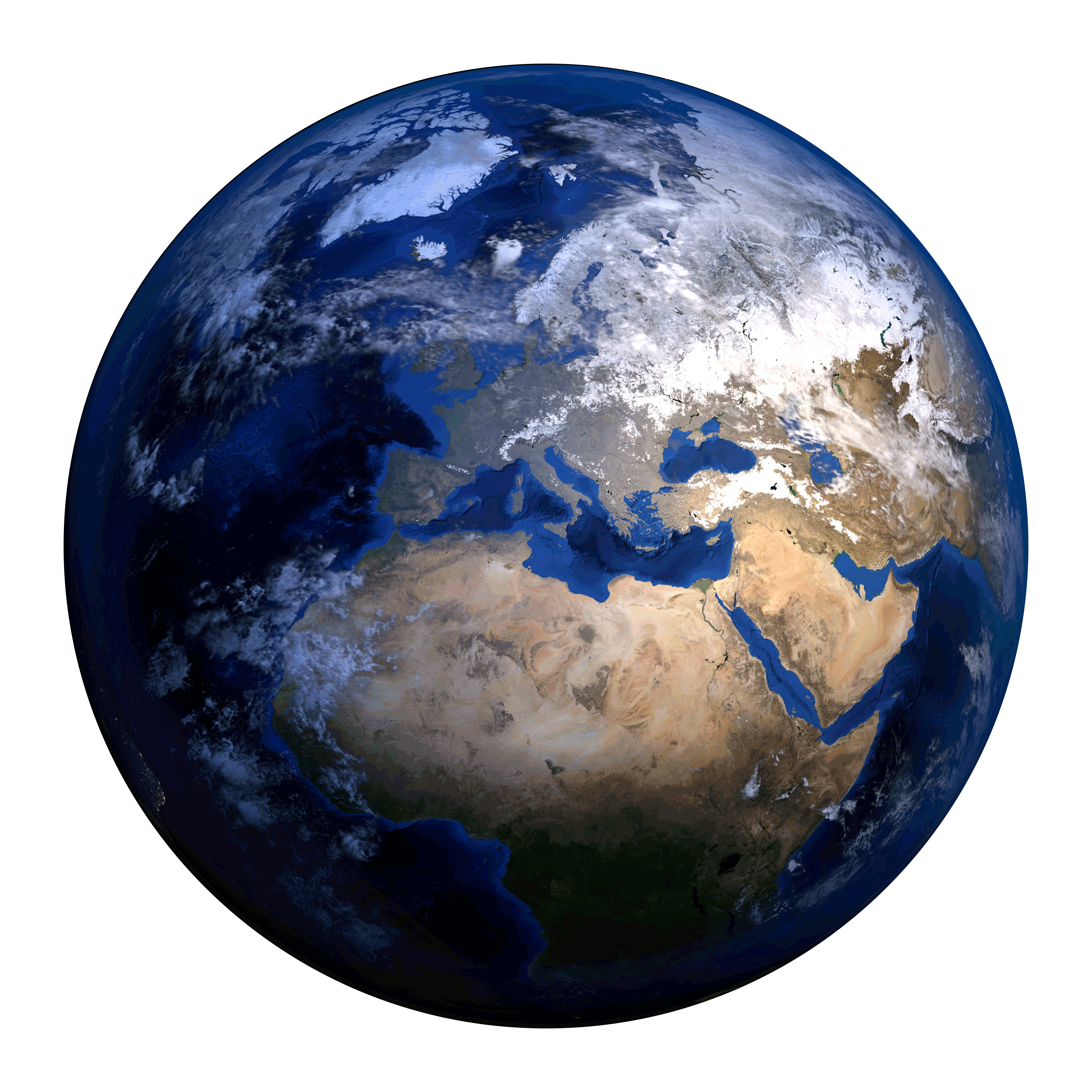 Globe image overlay